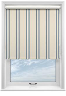 Adelaide, Winnies Stripe Raffs Blue - Roller Blind